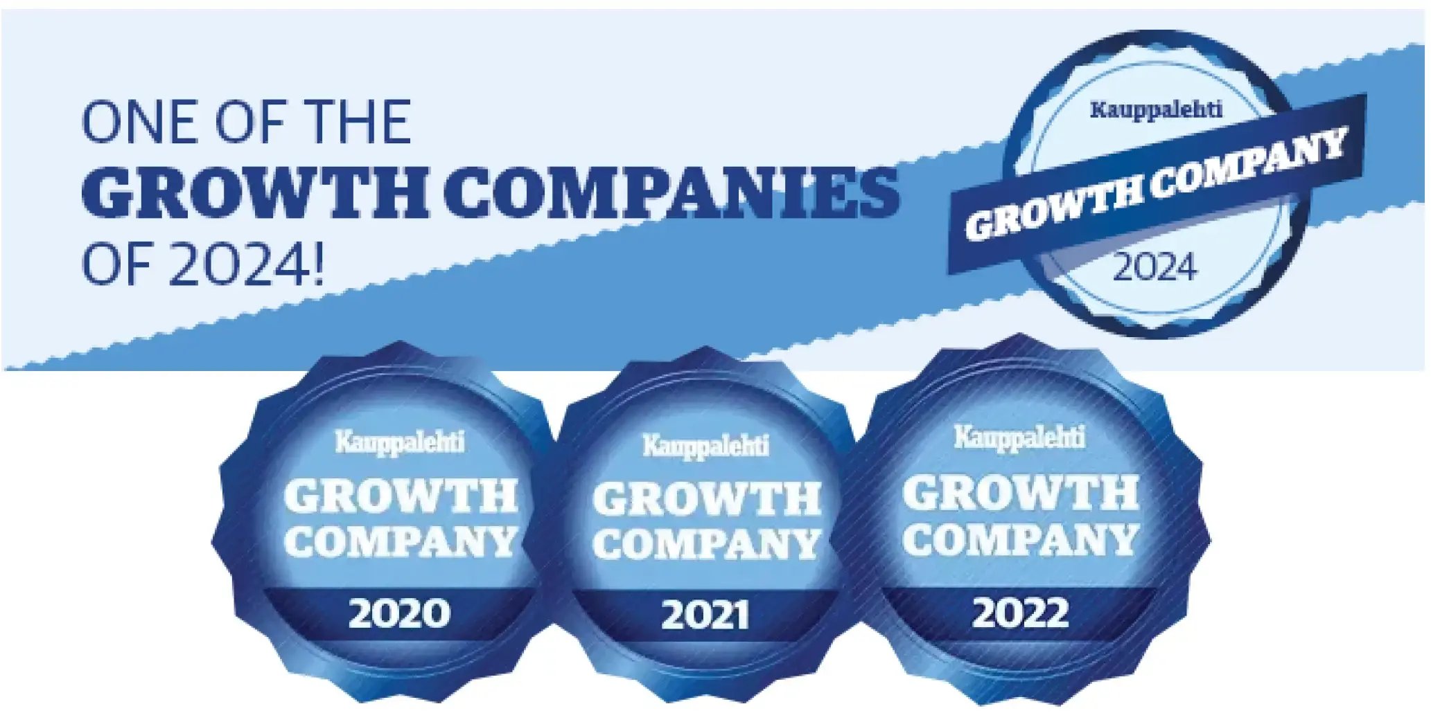 Kauppalehti awards 2020-2024 banner