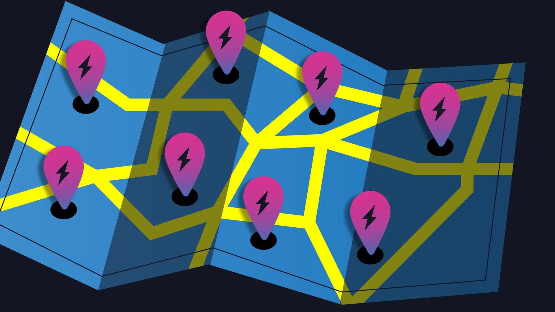 Public charging map