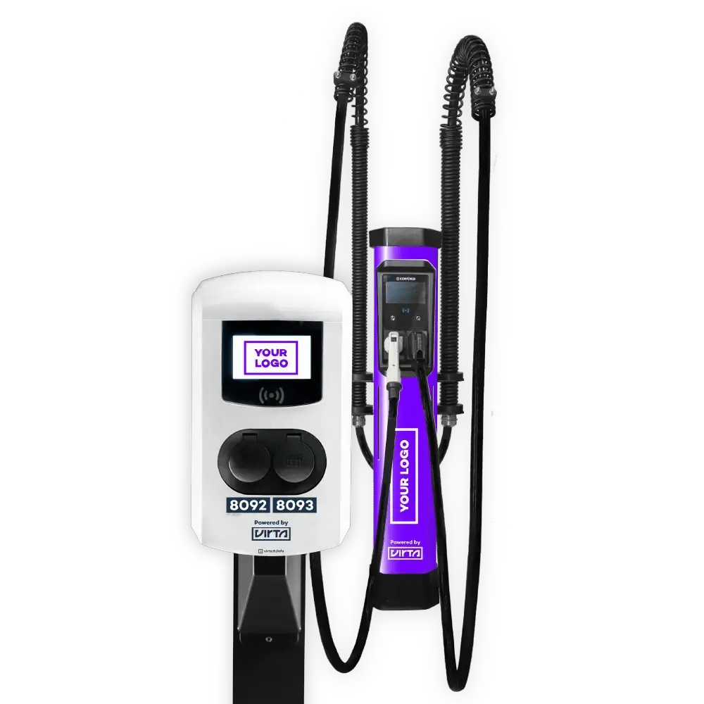 Branded charging stations your logo