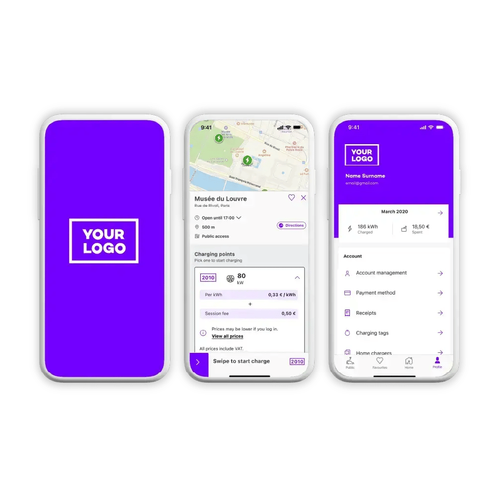 Branded mobile app your logo