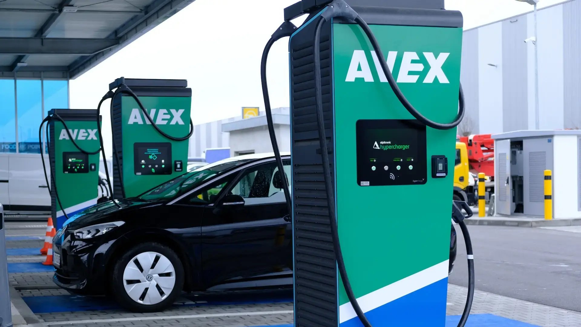 ev-charging-with-three-ultra-fast-chargers-at-avex-charging-hub