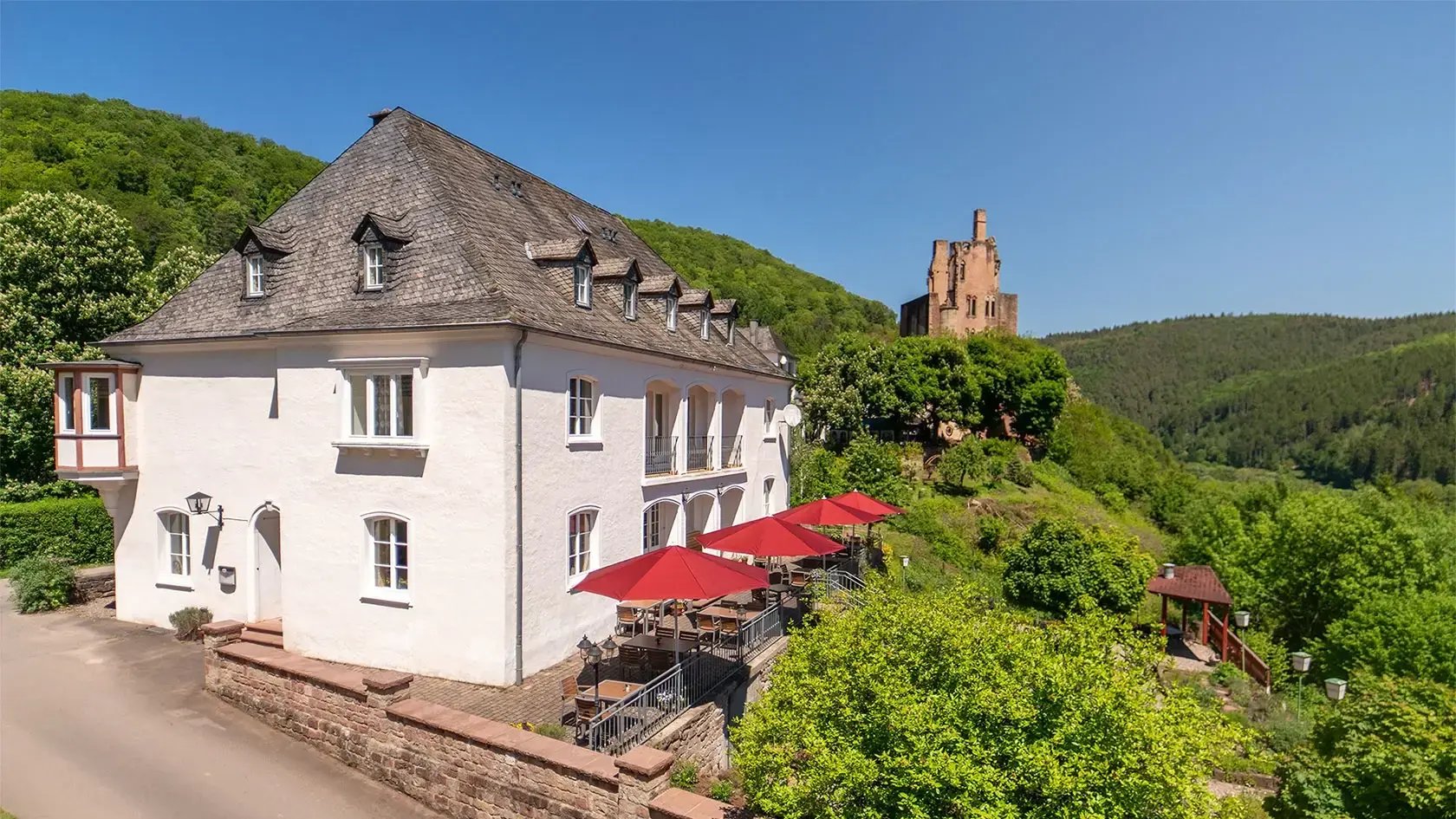 Panoramaansicht Villa Vontenie Kräuterhotel