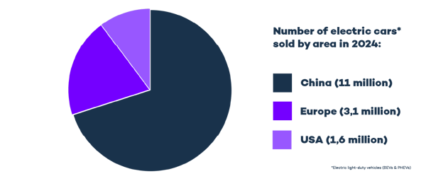 evs sold by area 2024