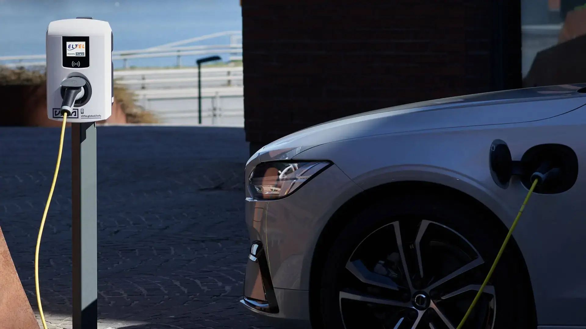 Eltel electric car charging at AC charger